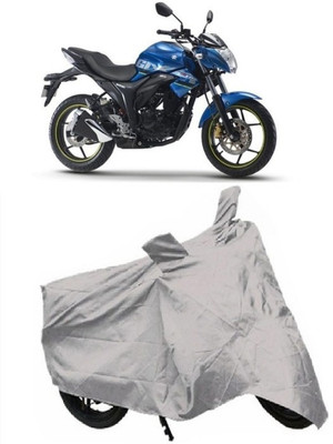 BIKECOVER Two Wheeler Cover for Hero(Duet, Silver)