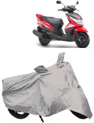 BIKECOVER Two Wheeler Cover for Honda(Cliq, Silver)