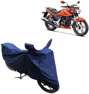 BIKECOVER Two Wheeler Cover for Yamaha(Libero, Blue)