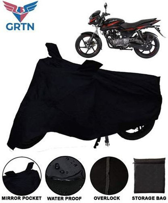 GRTN Waterproof Two Wheeler Cover for Bajaj(Pulsar 150, Black)