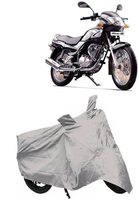BIKECOVER Two Wheeler Cover for Mahindra(Centuro, Silver)