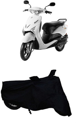 BIKECOVER Two Wheeler Cover for Suzuki(Hayate, Black)