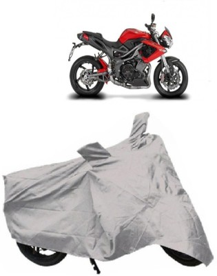 BIKECOVER Two Wheeler Cover for TVS(Scooty Pep+, Silver)