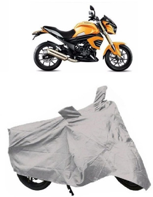 BIKECOVER Two Wheeler Cover for Bajaj(Pulsar 220 DTS-i, Silver)