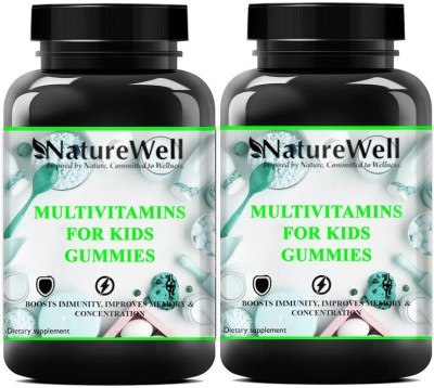 Naturewell Multivitamin Gummies for Kids with Superfoods Ultra(PK 2)(2 x 30 No)