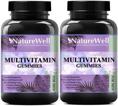 Naturewell Multivitamin Gummies for Men & with Prebiotics (PK 2)(2 x 30 No)