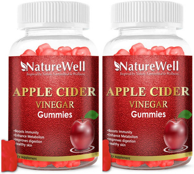 Naturewell Apple Cider Vinegar Enrich with Eases Digestion Pro(PK 2)(2 x 30 No)