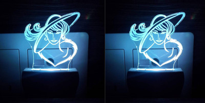 PR Prashant Picture Light Wall Lamp With Bulb(Pack of 2)
