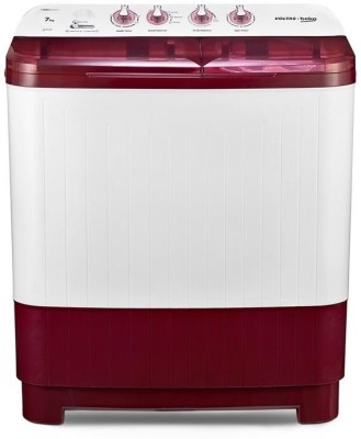 Voltas Beko 7 kg Semi Automatic Top Load Red, White(WTT70DBRT)   Washing Machine  (Voltas Beko)