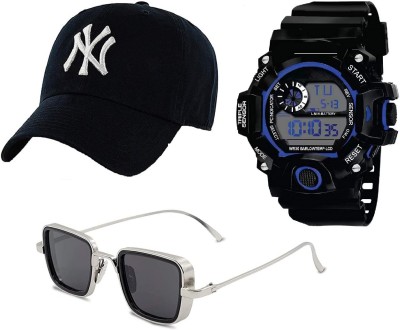 DKERAOD D+31 Best Fashion Combo Watch Cap And Sunglasses Digital Watch  - For Boys