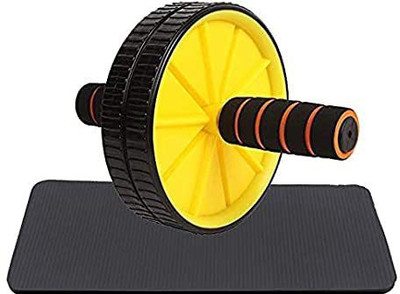 Shopeleven DL50 Double Wheel Ab Roller Gym Fitness Equipment Ab Exerciser Ab Exerciser(Multicolor)