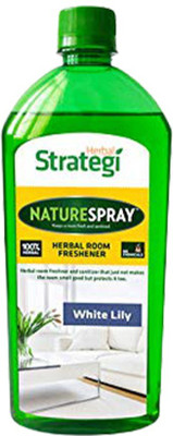 HERBAL STRATEGI White lily Refill White Lilly Refill 100% Herbal Eco-friendly Non Toxic(500 ml)