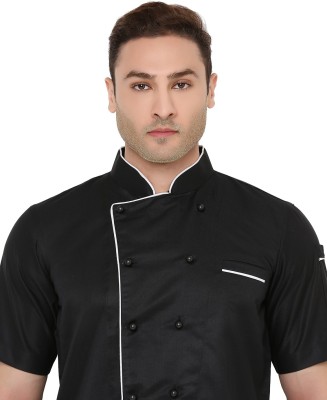 Associated Uniforms Blended Chef's Apron - 3XL(Black, Single Piece)