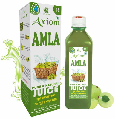 AXIOM Amla Juice; 1000 ml | Ayurvedic juice | Healthy Hairs | Healthy Eyes | Best Body Tonic | Boost Immunity | Keep Bones Healthy | Control Blood Pressure |(1000 ml)