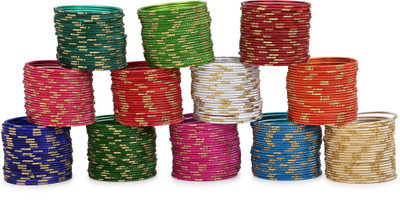 AFAST Metal Bangle Set(Pack of 10)