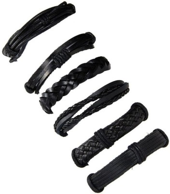 Vientiq Leather Bracelet(Pack of 6)