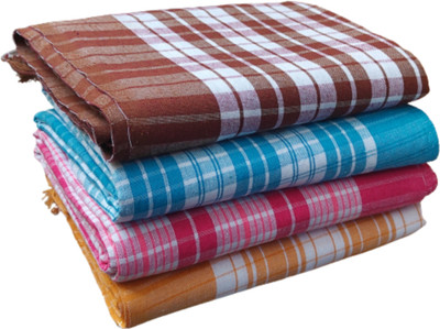 KAKUMANUG Cotton 500 GSM Bath Towel Set(Pack of 4)