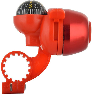 Lista Bicycle Navigation Bike Compass Direction Bell(Red)