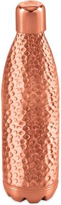 ATTRO O2 Hammered Finish Copper Water Bottle,1000 ml 1000 ml Bottle