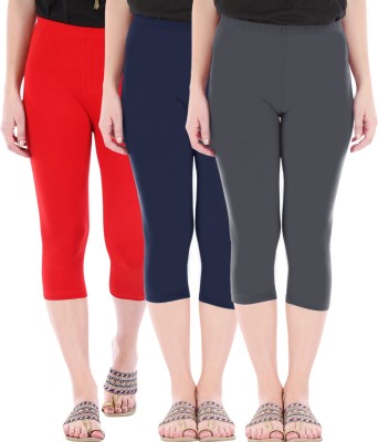 BEFLI Capri Leggings Women Multicolor Capri