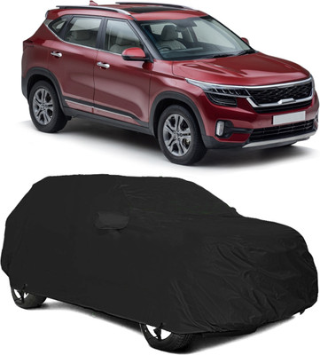 STARIE Car Cover For Kia SELTOS (With Mirror Pockets)(Black, For 2020, 2019, 2021 Models)