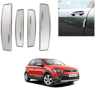 I-POP Plastic Car Door Guard(Silver, Pack of 4, Volkswagen, Polo Cross)