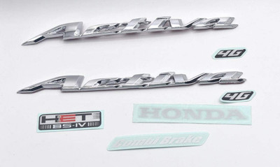 Auto CarFog Emblem for Bike(Silver)