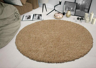 ROSSLYN Polyester Floor Mat(Beige, Medium)