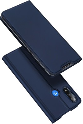 Dux Ducis Flip Cover for Motorola E7 Power(Blue, Shock Proof)