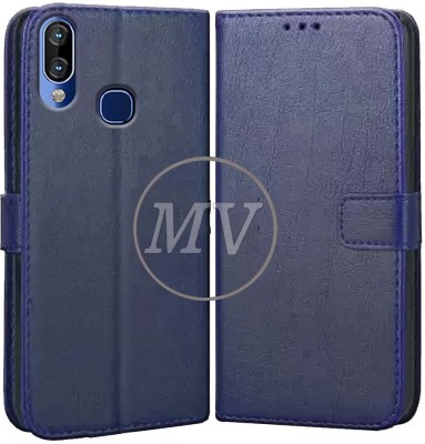 MV Flip Cover for Infinix Hot S3X(Blue, Cases with Holder, Pack of: 1)