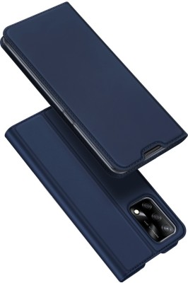 Dux Ducis Flip Cover for Oppo F19, Oppo F19s(Blue, Shock Proof)