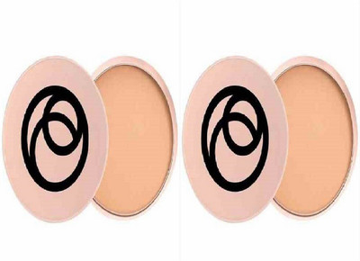 Oriflame ONCOLOUR OnColour Face Powder light (Pack of 2) 20g each Compact(Light, 40 g)