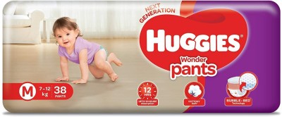 Huggies WONDER PANTS M 38 COMBO - M(76 Pieces)