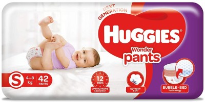 Huggies Wonder pants bubble-bed technology - S(42 Pieces)