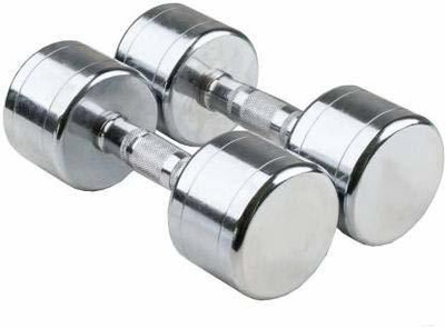 Scorpion Fixed Weight Steel Dumbbell Set of 4kg x2pcs for Home/Commercial Gym Fixed Weight Dumbbell(8 kg)