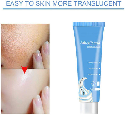 Glamezone FACE CLEANSING ICE CREAM MASK CLEAN POSE BLACK HEAD REMOVER MASK(120 ml)