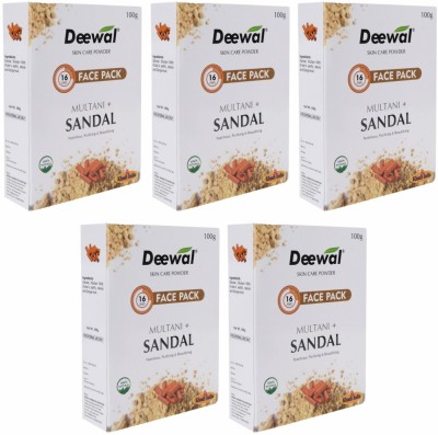 Deewal Sandal Face Pack (5 Pcs)(500 g)