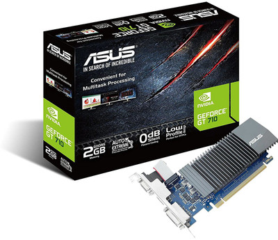 ASUS NVIDIA GeForce 710-2-SL GT 710 PCI-Express Graphics Card 2 GB GDDR5 Graphics Card