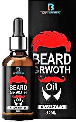 la'beardex Beard and Hair Growth Oil 30ml for faster beard growth and thicker looking beard | Natural Actives Only | No Harmful Chemicals | Best Beard Oil Hair Oil(30 ml)