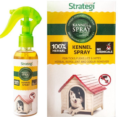 5% OFF on HERBAL STRATEGI Kennel Spray for Ticks, Fleas, Lice and Mites - 100ml(100 ml) 5% OFF on HERBAL STRATEGI Kennel Spray for Ticks, Fleas, Lice and Mites - 100ml(100 ml)