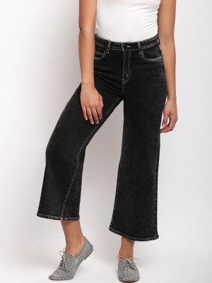 TALES & STORIES Flared Women Black Jeans