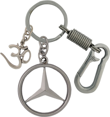 HANDSOME ISK High Quality Benz Logo Style with Beautiful Om and Locking lock Key Chain