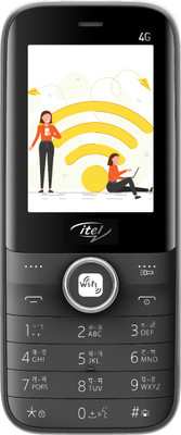 Itel Magic2 4G (WiFi, Hotspot Tethering)(Black)