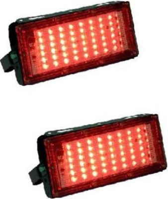 SMART 50watt Brick Flood light Red Pack of 2 Flood Light Outdoor Lamp(Red)