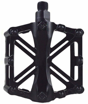 Lista Aluminium Alloy MTB Cycle Road Bicycle Flat Pedals Pedal(Black)