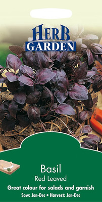 WILLVINE ™Herb Seeds, Basil Red Leaved Seed(1000 per packet)