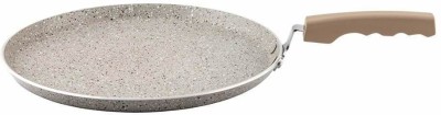 Shri & Sam Rockline Aluminum Dosa Tawa 28 cm diameter(Stainless Steel, Non-stick, Induction Bottom)