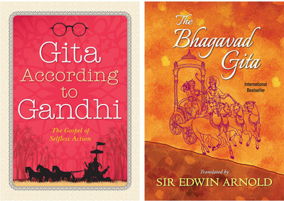 Gita Combo(Gita According To Gandhi, Srimad Bhagavad Gita )(Paperback, Mahatma Gandhi/Sir Edwin Arnold)