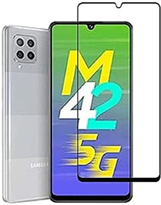 TESPARK Edge To Edge Tempered Glass for Samsung Galaxy M42(Pack of 1)
