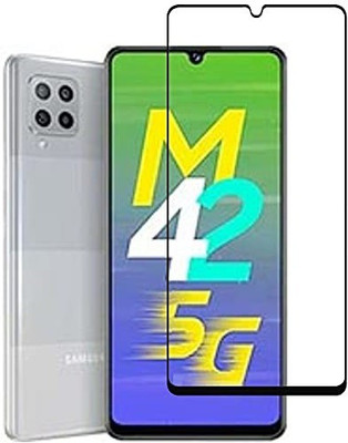TESPARK Edge To Edge Tempered Glass for Samsung Galaxy M42(Pack of 1)